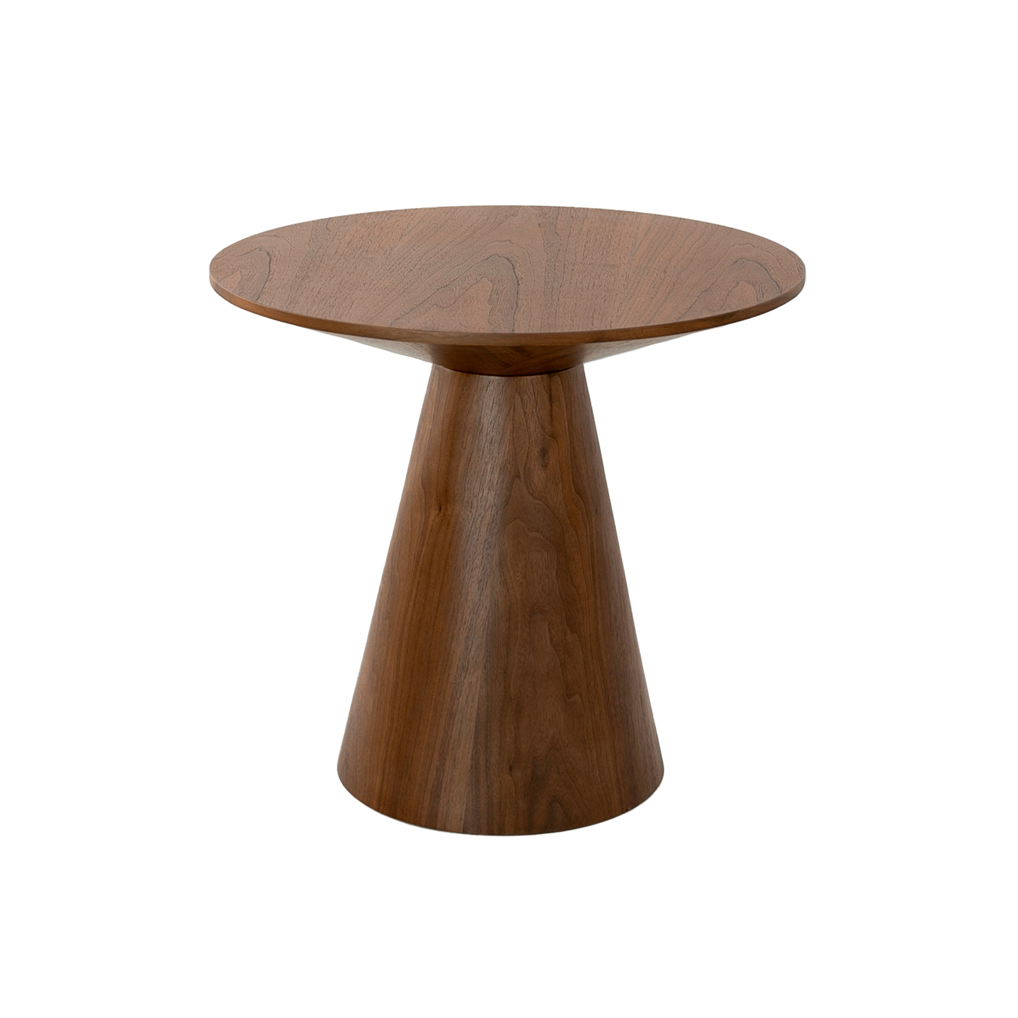 Table d’angle en bois de noyer